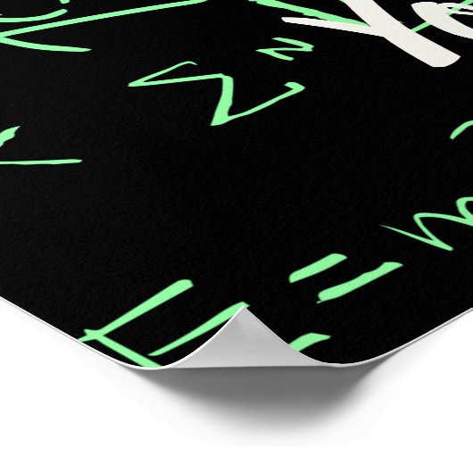 Poster Professeur De Mathématiques Ou Professeur De Mathé (Coin)