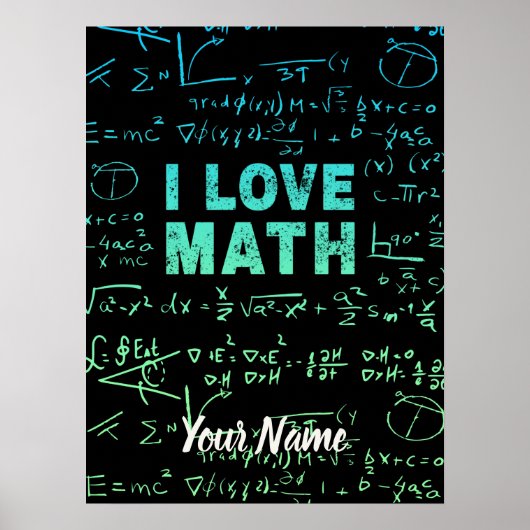Poster Professeur De Mathématiques Ou Professeur De Mathé (Devant)