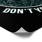 Poster Professeur de mathématiques Sarcasme Mathématiques (Coin)