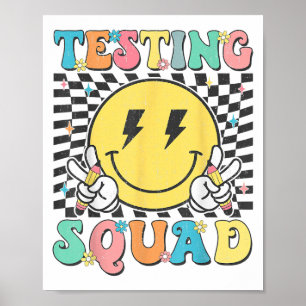 Poster Professeur de motivation de l'équipe de test Groov