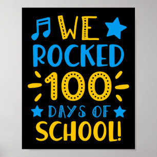 Poster Professeur De Musique - Joyeux 100E Jour De L'Écol