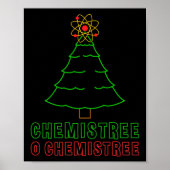 Poster Professeur de sciences Chemistree O Chemistree Fun (Devant)