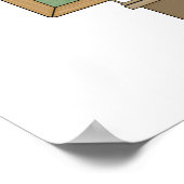 Poster Professeur de sciences de la grenouille (Coin)