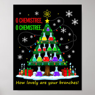 Poster Professeur de sciences de Noël 67 Meme Santa Oh Ch