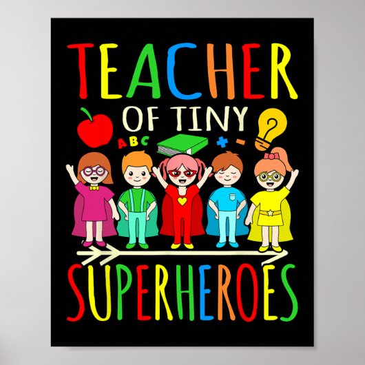 Poster Professeur De Superhéros Minuscules Premier Jour B (Devant)