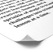 Poster Professeur de vitesse (Coin)