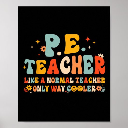 Poster Professeur d'éducation physique retour à l'école G (Devant)