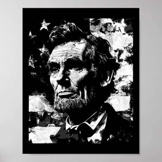 Poster Professeur d'histoire Abraham Lincoln Président 4 (Devant)