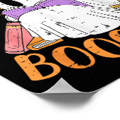 Poster Professeur Halloween Chemise Fantôme Professeur Bi (Coin)