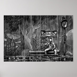 poster professeur horreur fan art 