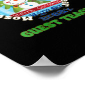 Poster professeur invité - noël v neck (Coin)