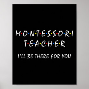Poster Professeur Montessori Je Serai Là Pour Vous Drôle