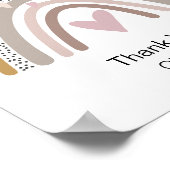 Poster professeur rainbow citation merci (Coin)