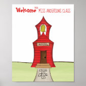 Poster Professeur Retour à l'école (Devant)