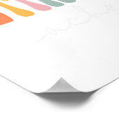 Poster Professeur Retro Femmes Super Heureux Premier Jour (Coin)