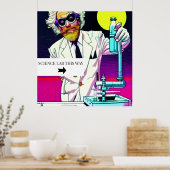 Poster Professeur SCIENCE LAB DE CETTE FAÇON. Texte modif (Cuisine)