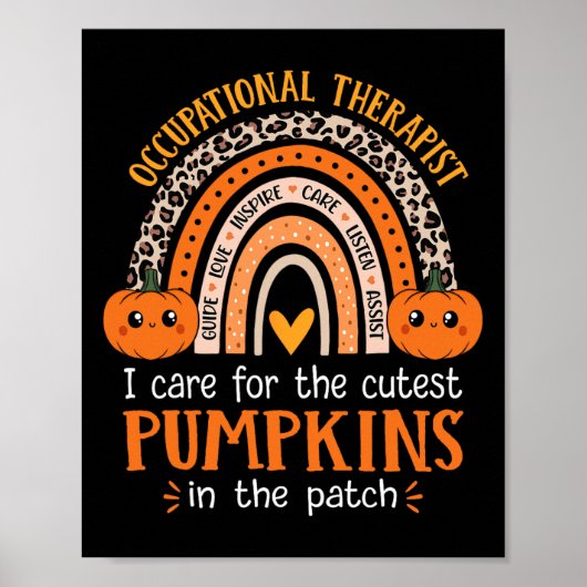 Poster Profession de l'école d'Halloween (Devant)