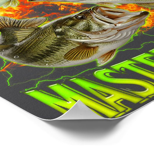 Poster Professional Master Baiter Funny Fishing Meme Boot (Coin)
