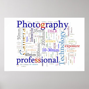 Poster Professionnel de photographie