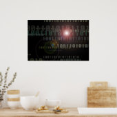 Poster Professionnel informatique binaire (Cuisine)