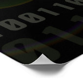 Poster Professionnel informatique binaire (Coin)