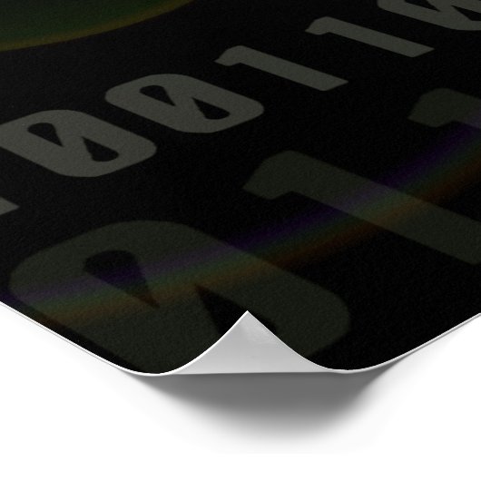 Poster Professionnel informatique binaire (Coin)