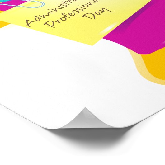 Poster Professionnels de l'administration Conception de j (Coin)