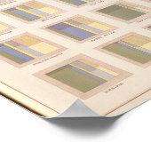 Poster Professions, fréquentation scolaire, Lithographie  (Coin)