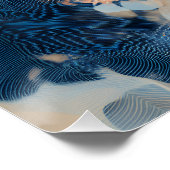 Poster Profil Coloré de Flux Mental Topographique (Coin)