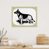 Poster Profil de berger (Cuisine)