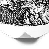 Poster Profil de Jésus Christ (Coin)