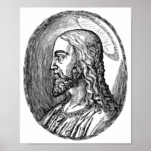 Poster Profil de Jésus Christ (Devant)