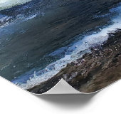 Poster Profil de la rivière pittoresque (Coin)