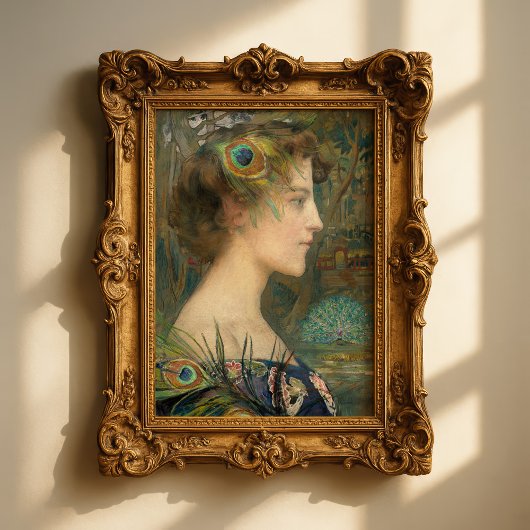 Poster Profil de paon | Edgard Maxence