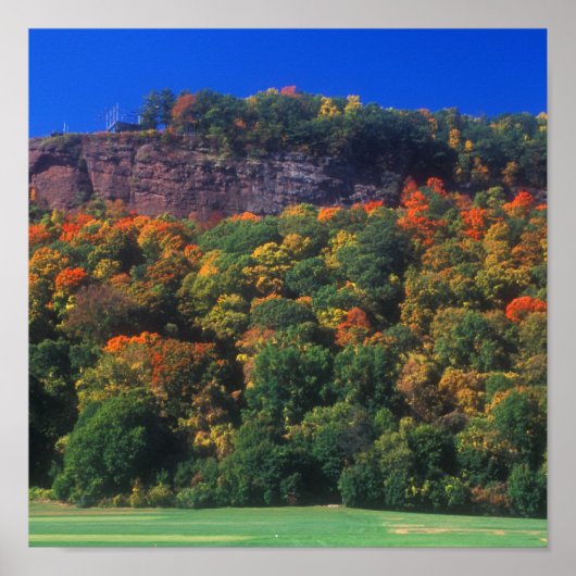 Poster Profil du mont Sugarloaf (Devant)