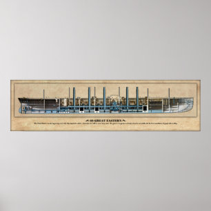 Poster Profil intérieur du Grand Est SS/Poster de Cutaway