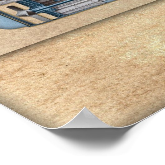 Poster Profil intérieur du Grand Est SS/Poster de Cutaway (Coin)