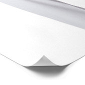 Poster Profil latéral de deux joueurs taekwondo à la bott (Coin)