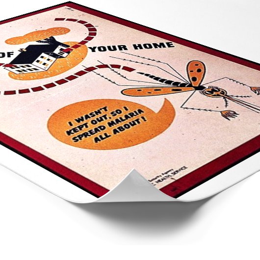 Poster Profiler les moustiques chez vous (Coin)