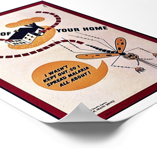 Poster Profiler les moustiques chez vous (Coin)