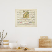 Poster Profils géologiques de l'Allemagne en général (Cuisine)