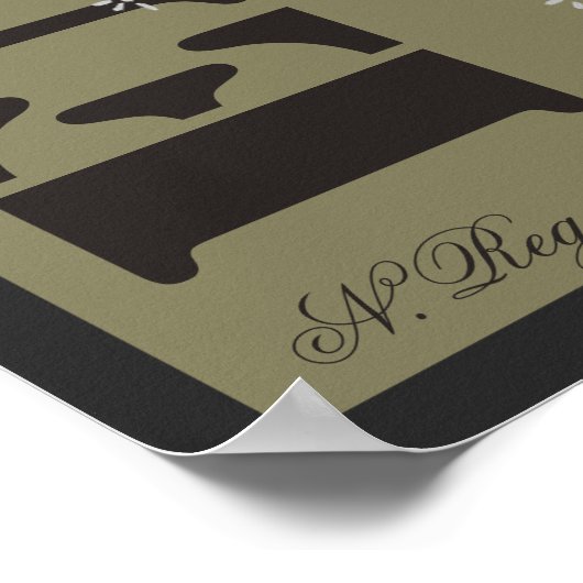 Poster Profitez de chaque instant de Champagne (Coin)