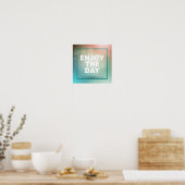 Poster Profitez De La Journée (Cuisine)