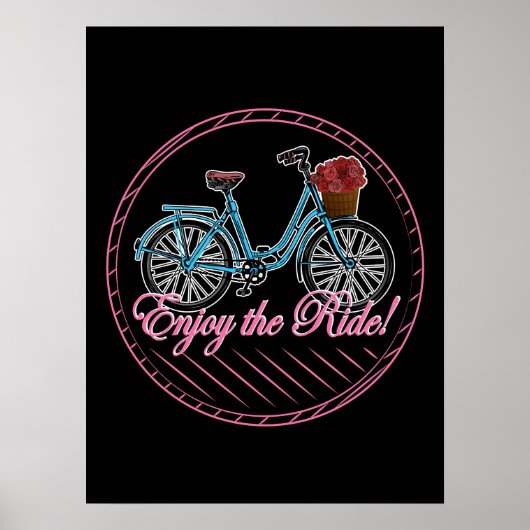 Poster Profitez De La Promenade Bicyclette (Devant)