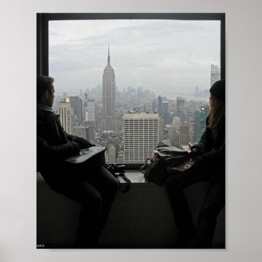 Poster Profitez de la vue Skyline de New York City (Devant)