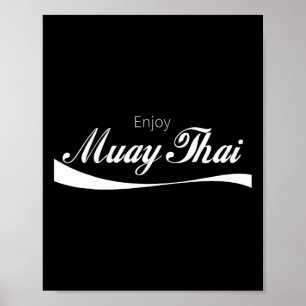 Poster Profitez de Muay Thai Kickboxing Arts Martiaux Com