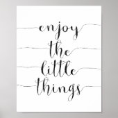 Poster Profitez Des Petites Choses (Devant)