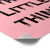 POSTER PROFITEZ DES PETITES CHOSES. (Coin)