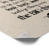 Poster Profitez des petites choses de la vie (Coin)