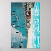 Poster Profitez des vagues à Ocean BeachLong Beach, CA (Devant)